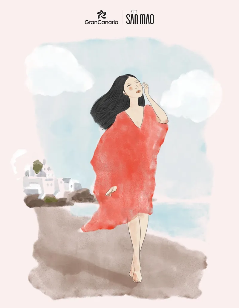 El viaje de San Mao — Gran Canaria · Ilustración